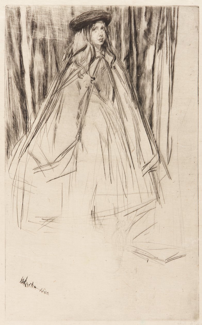 Annie Haden, 1860. od James Abbott McNeill Whistler