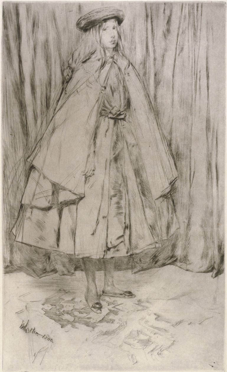 Annie Haden, 1860 od James Abbott McNeill Whistler