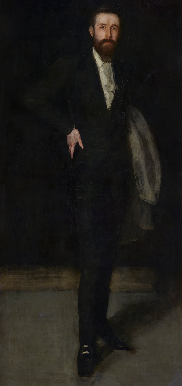 Aranžmá v černém: Portrét F. R. Leylanda, 1870-1873. od James Abbott McNeill Whistler