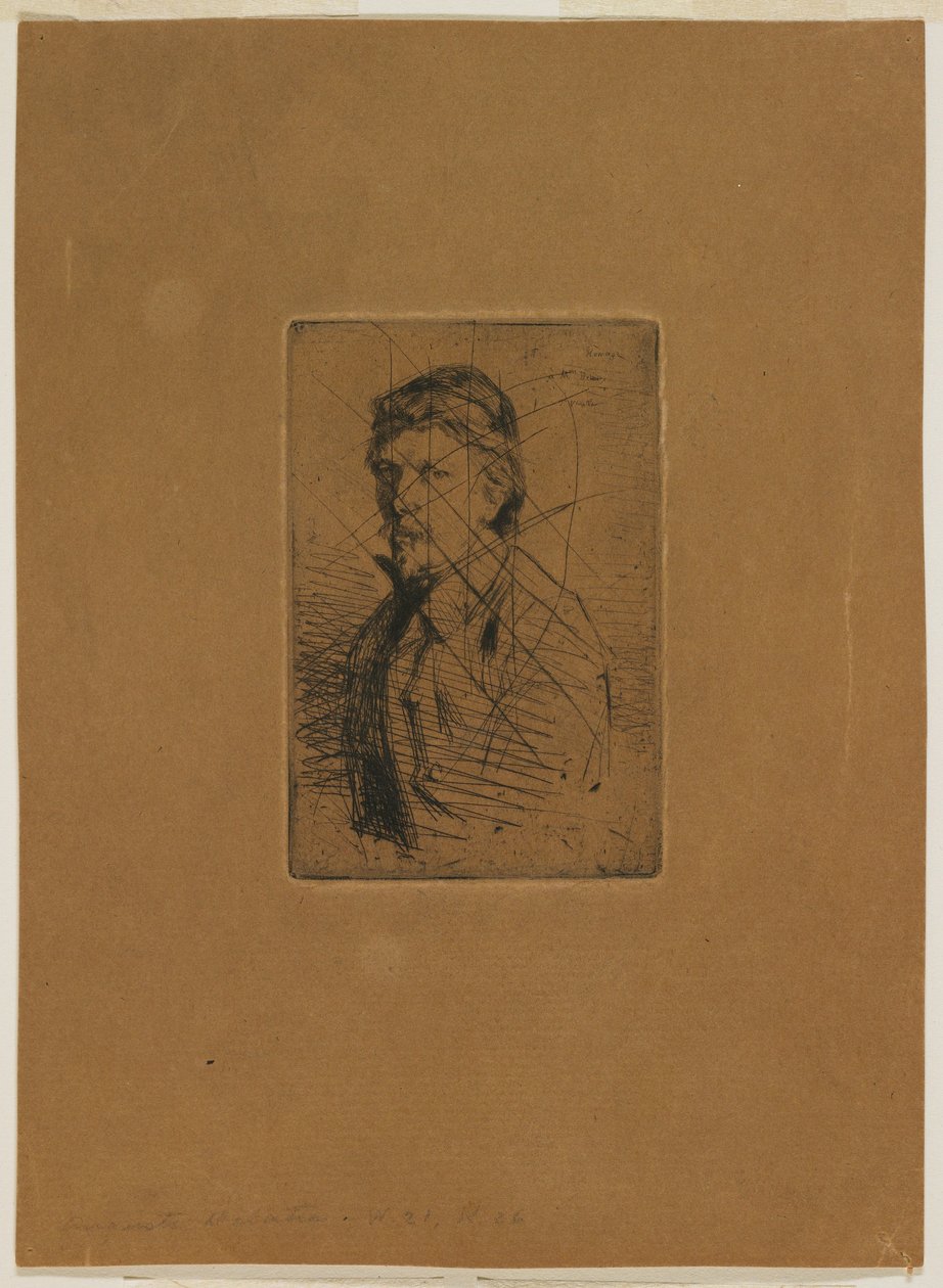Auguste Delâtre od James Abbott McNeill Whistler