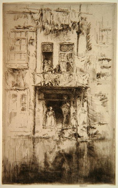 Balkon, Amsterdam od James Abbott McNeill Whistler