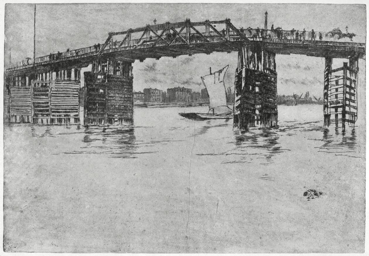 Battersea Bridge, Londýn, 19. století 1904. od James Abbott McNeill Whistler