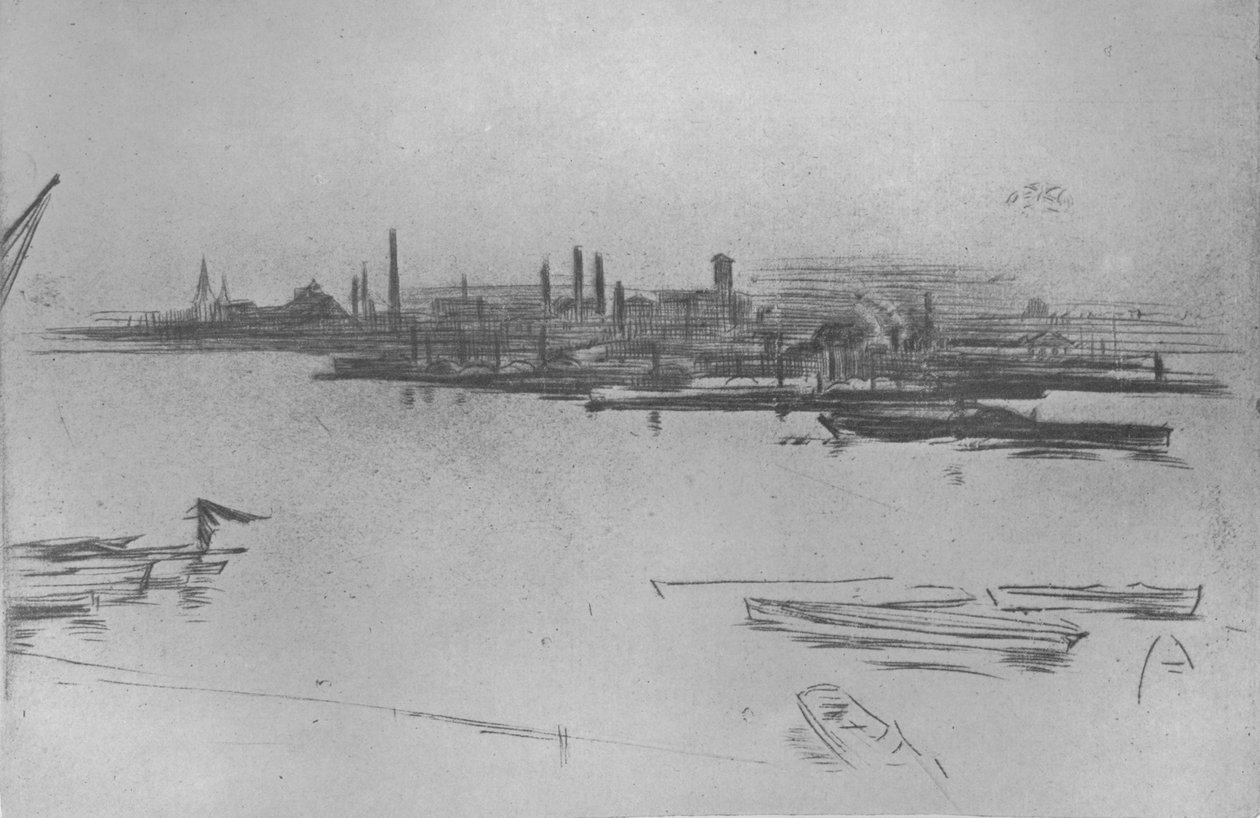 Battersea, Dawn, 1877, 1904 od James Abbott McNeill Whistler
