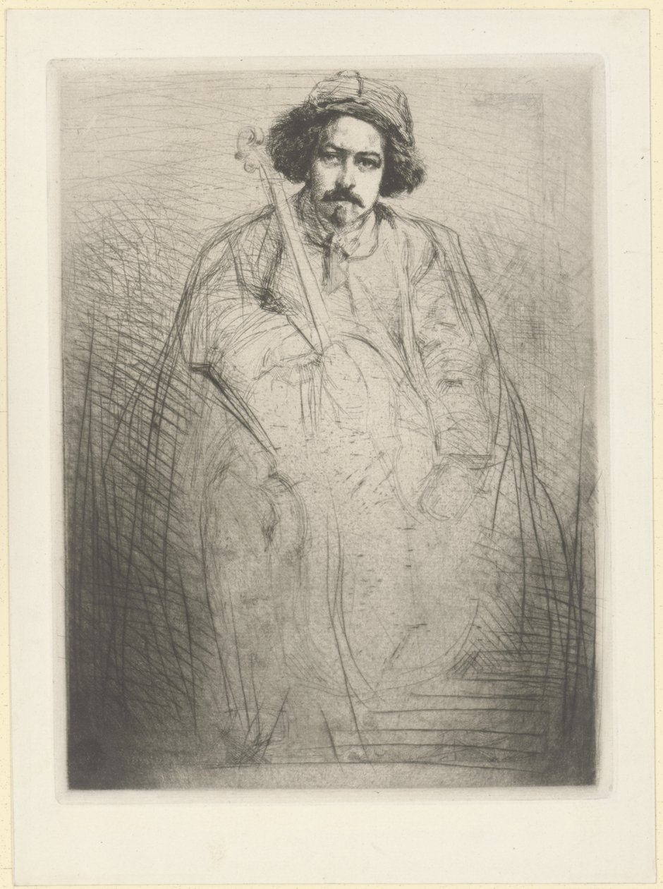 Becquet, ze série „Šestnáct leptů“ od James Abbott McNeill Whistler