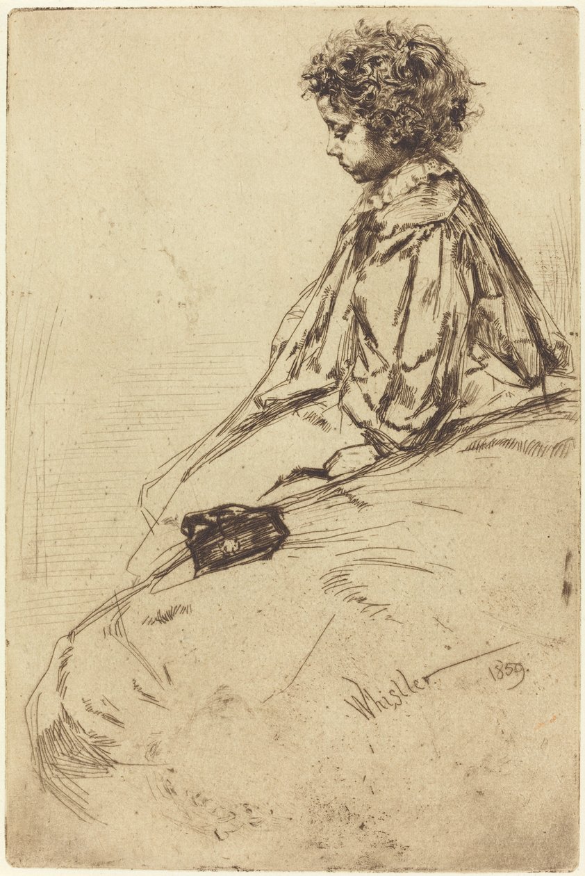 Bibi Lalouette, 1859. od James Abbott McNeill Whistler