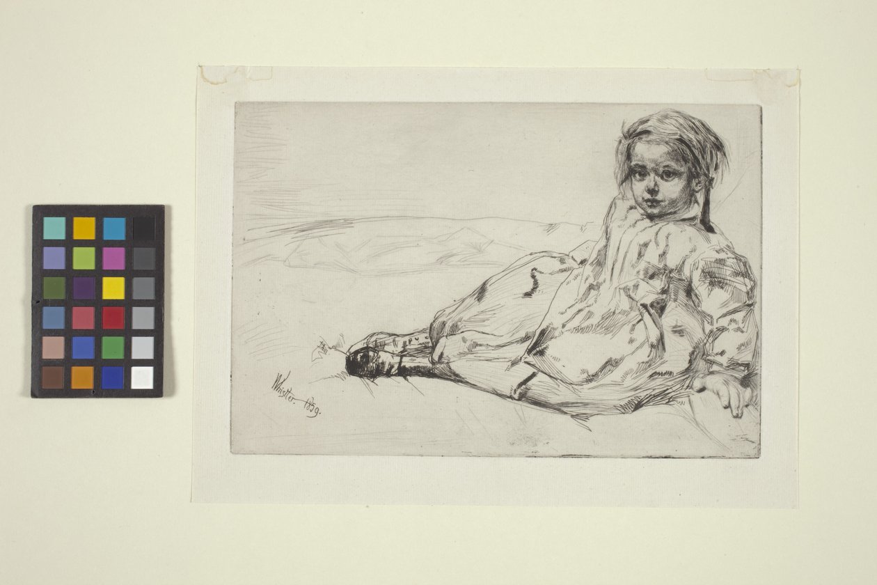 Bibi Valentin (lept) od James Abbott McNeill Whistler