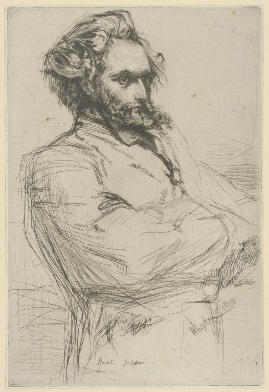 Portrét Droueta od James Abbott McNeill Whistler