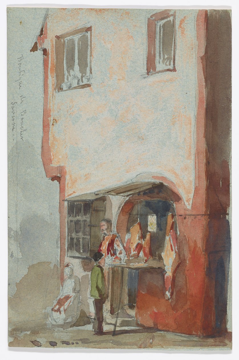 Obchod Boucher-Saverne od James Abbott McNeill Whistler