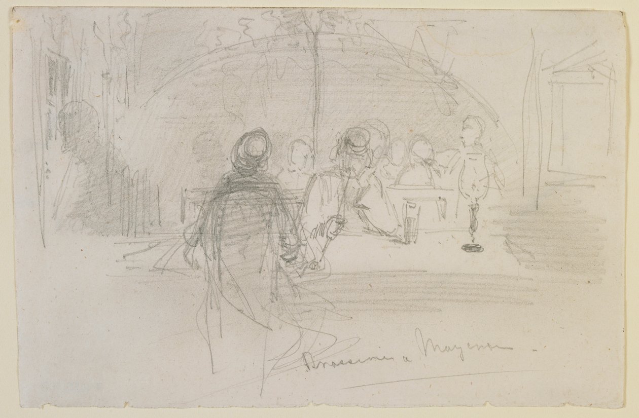 Pivovar v Mohuči, 1858. od James Abbott McNeill Whistler