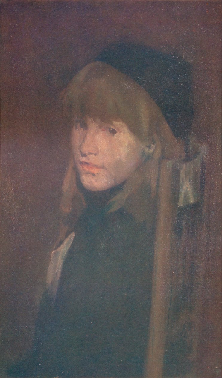 Hnědá a zlatá, Lillie v naší uličce, 1896 1904 od James Abbott McNeill Whistler