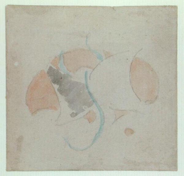 Motiv motýla (tužka a akvarel na papíře) od James Abbott McNeill Whistler