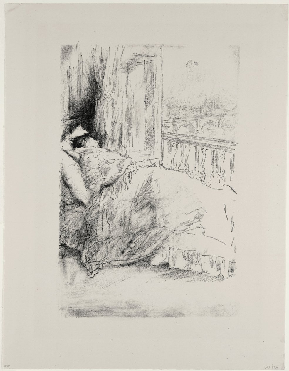 U balkonu, 1896 od James Abbott McNeill Whistler