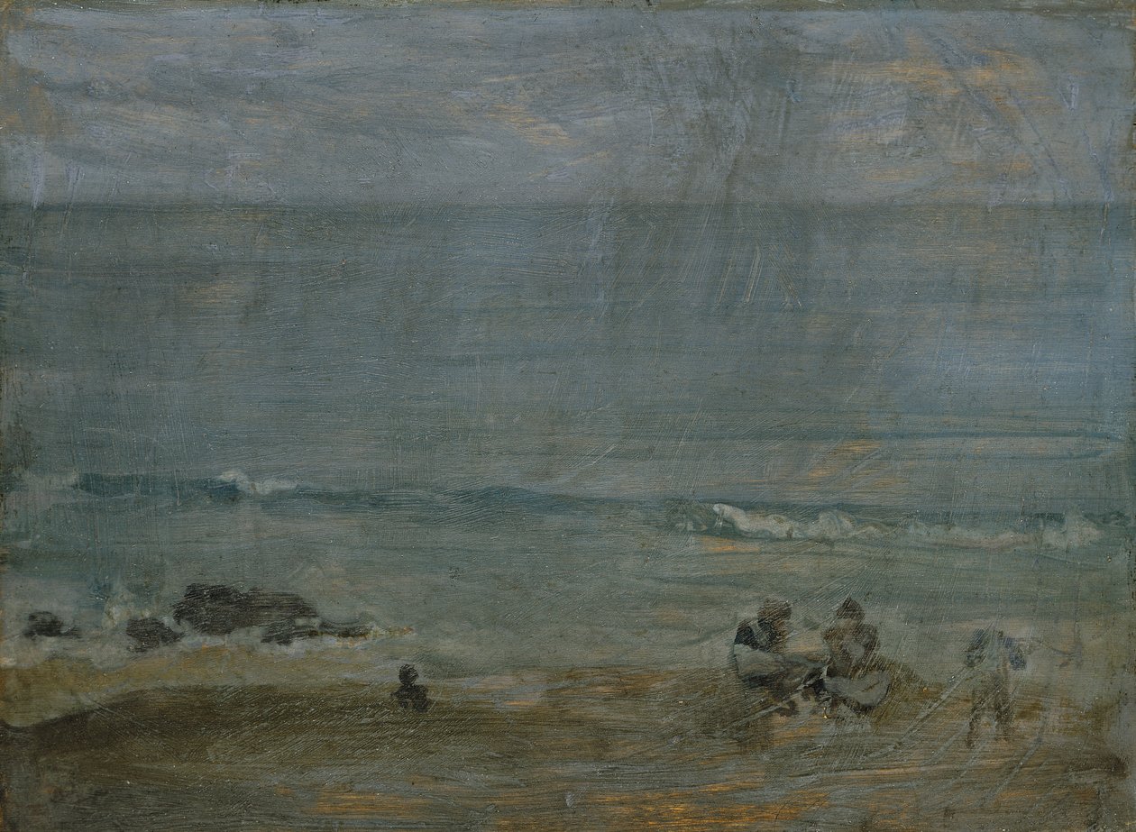 U břehu, St, od James Abbott McNeill Whistler