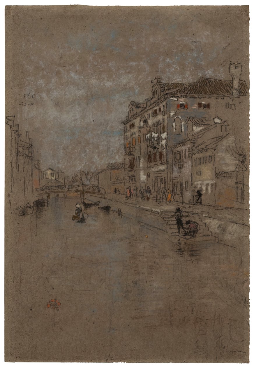 Kanál v Benátském tabákovém skladu, 1879-1880. od James Abbott McNeill Whistler