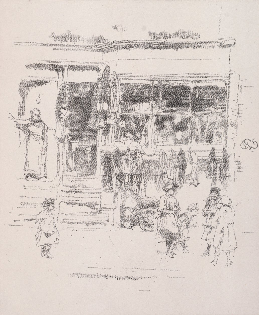 Chelsea Rags, 1888. od James Abbott McNeill Whistler