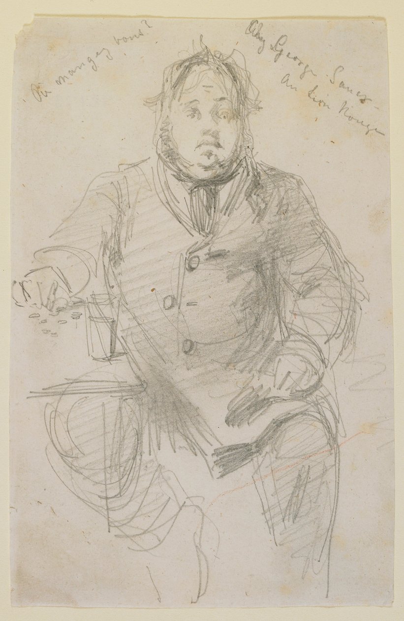 Chez George Sauer a Lion Rouge, 1858. od James Abbott McNeill Whistler
