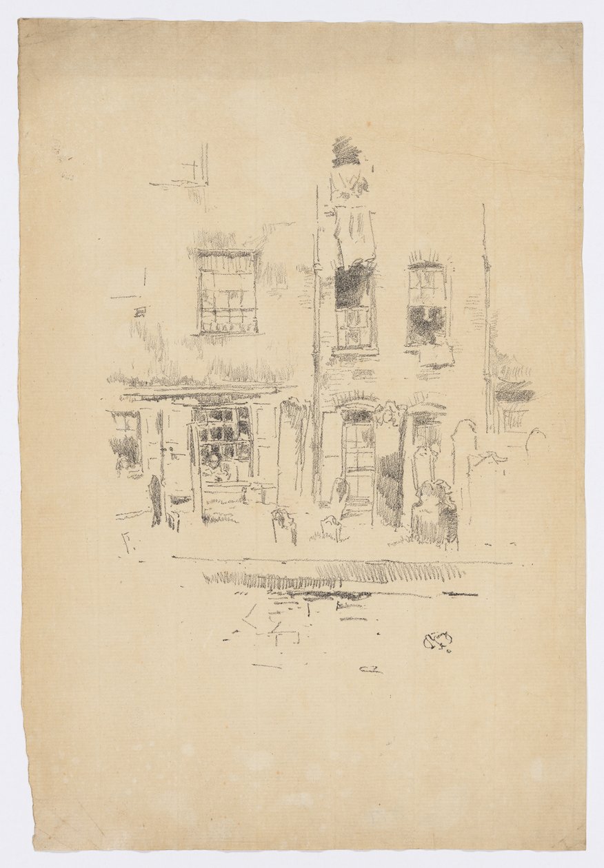 Hřbitov od James Abbott McNeill Whistler