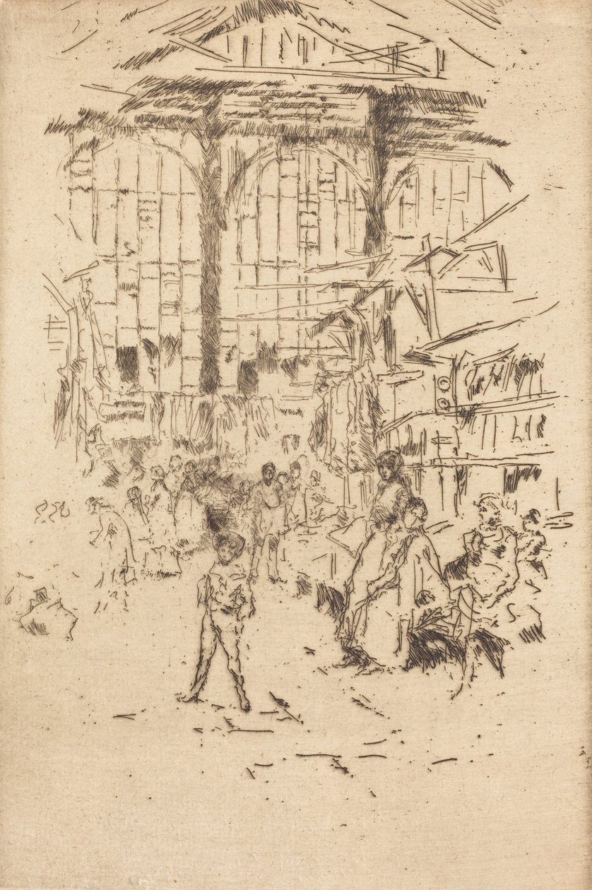 Burza oblečení, č.II, c. 18861888. od James Abbott McNeill Whistler