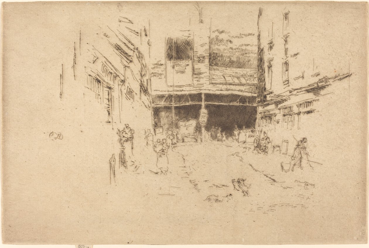 Burza oděvů, No.I, 1887. od James Abbott McNeill Whistler