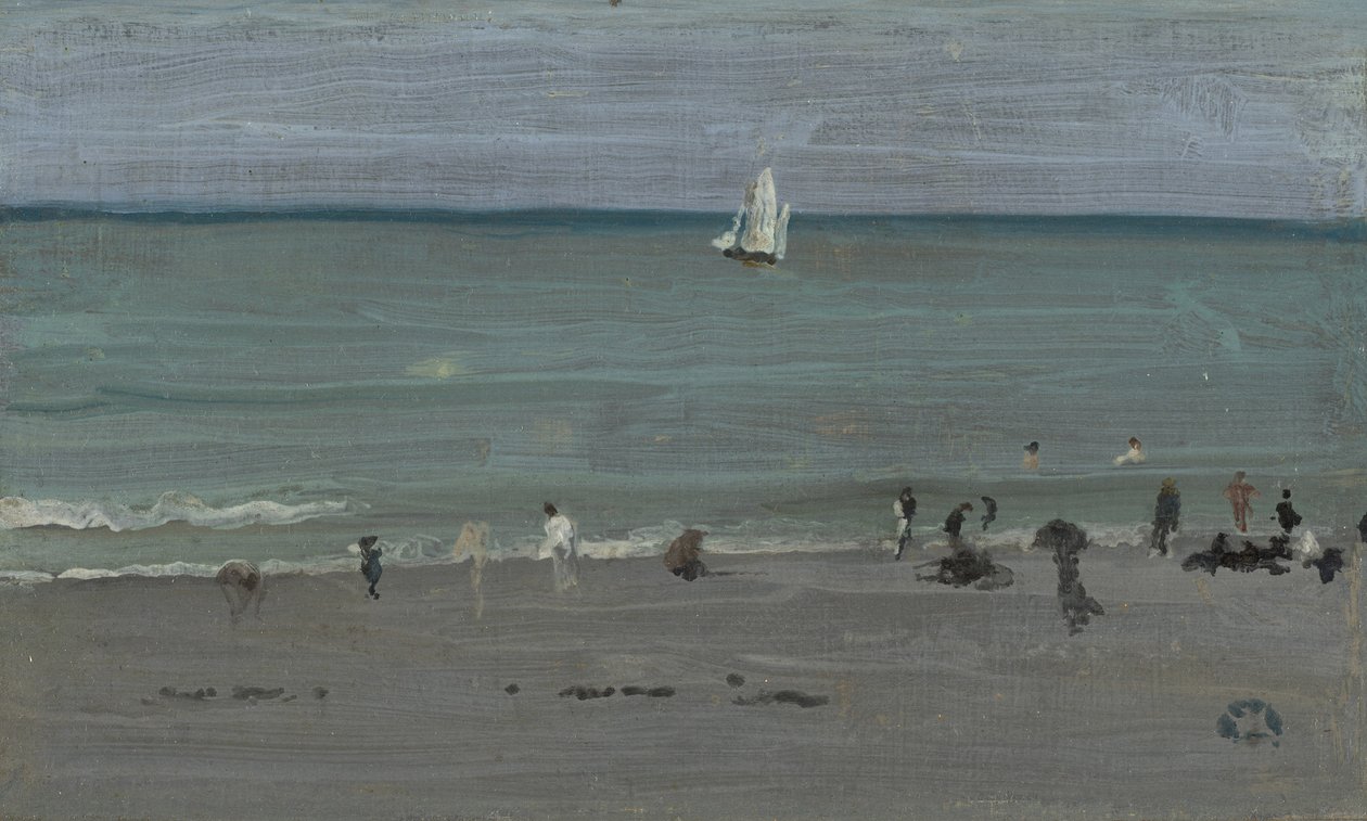 Pobřežní scéna, Bathers, 1884-85 od James Abbott McNeill Whistler