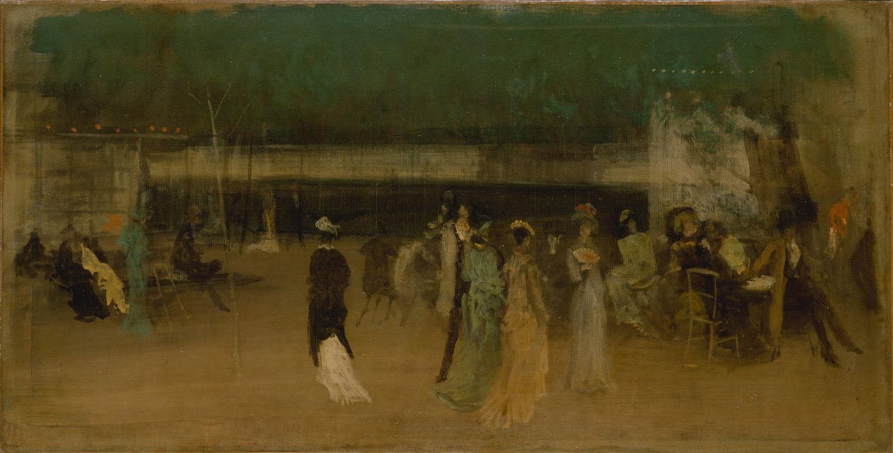 Cremorne Gardens, č. 2, kolem 1870-80 od James Abbott McNeill Whistler