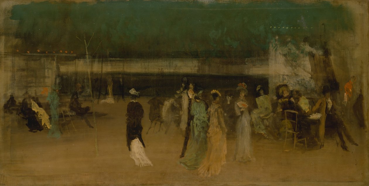 Cremorne Gardens, č. 2, ca. 1870-80. od James Abbott McNeill Whistler