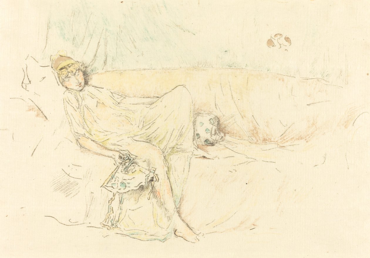 Zahalená postava, ležící, 1892. od James Abbott McNeill Whistler