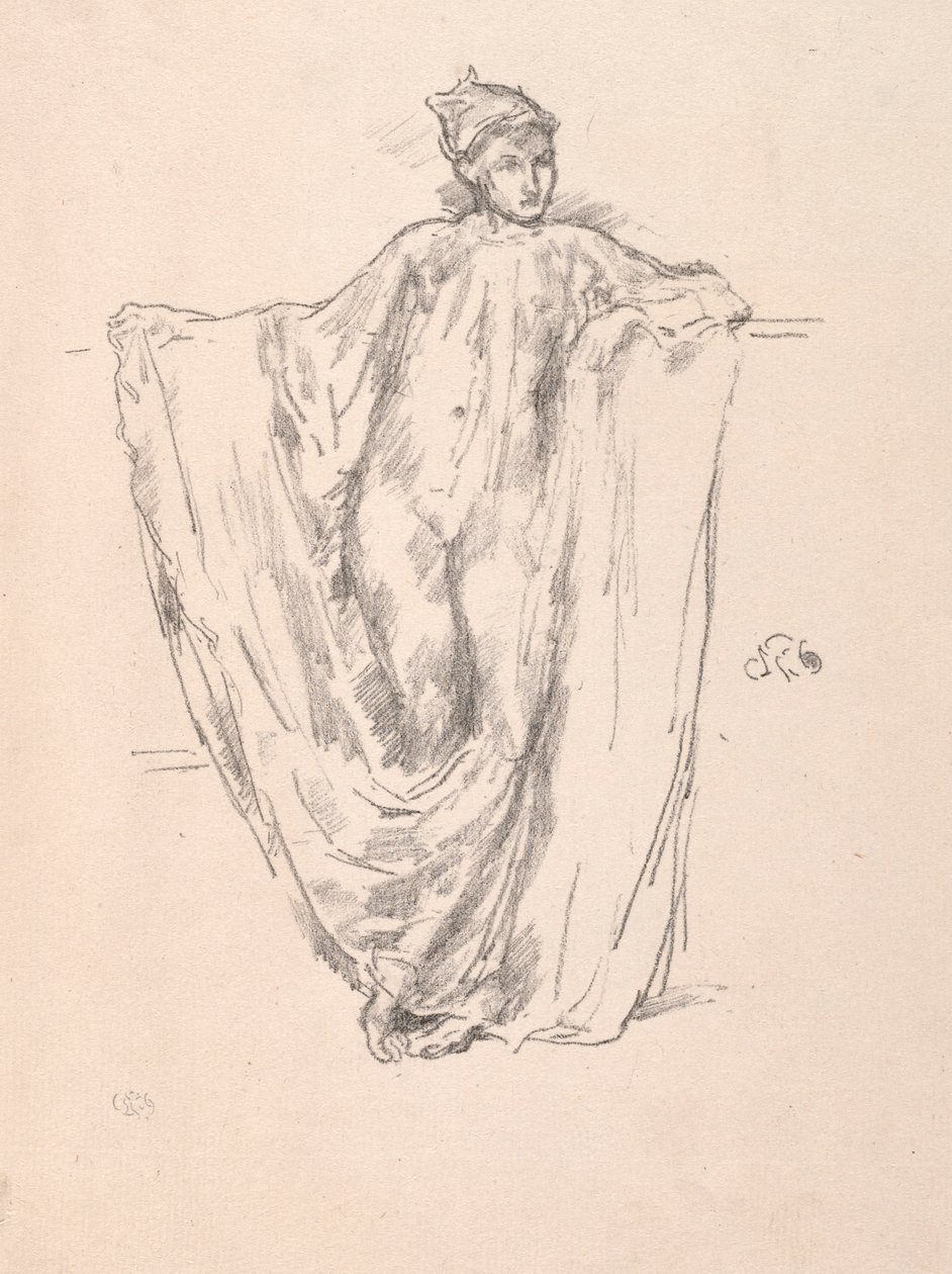 Obrázek Studie. od James Abbott McNeill Whistler
