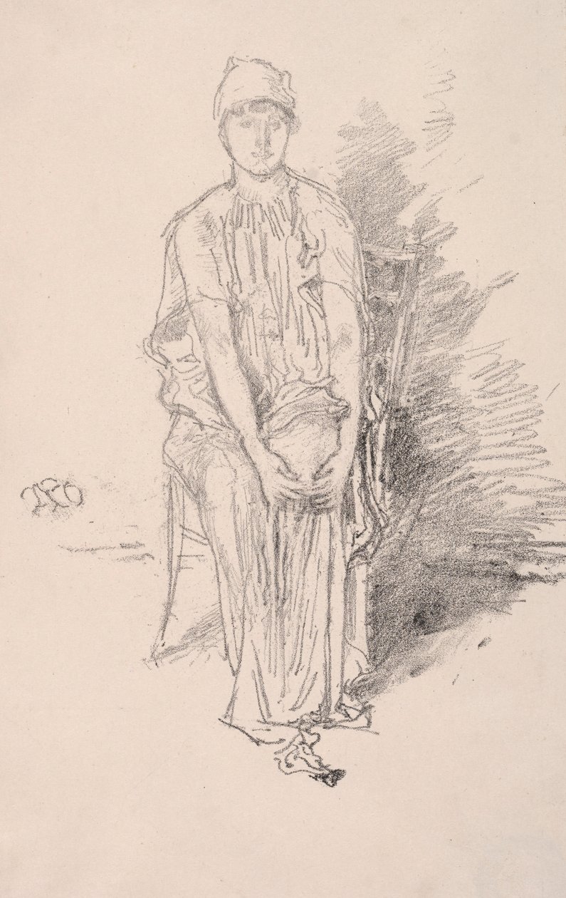 Figurální studie, 1890. od James Abbott McNeill Whistler
