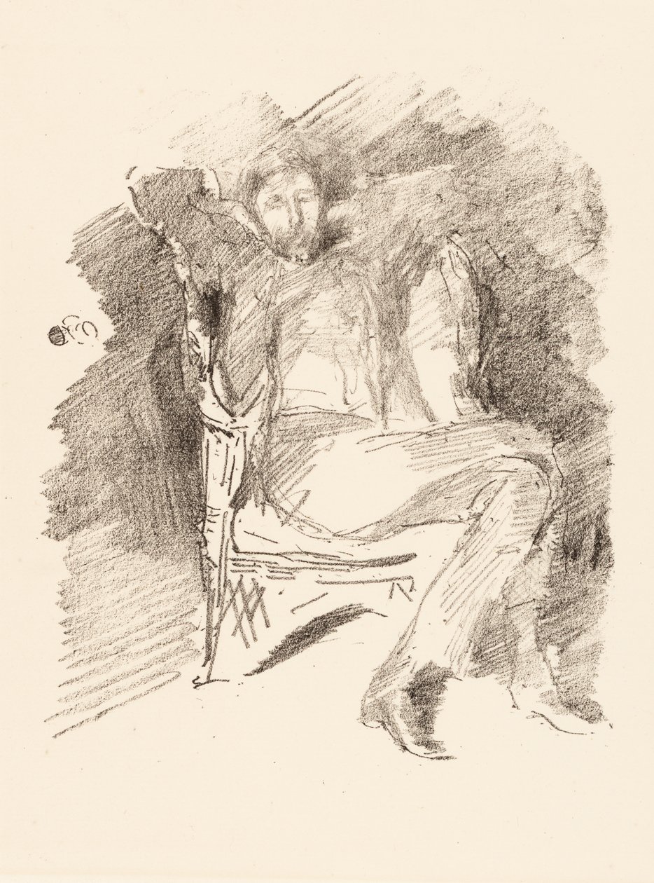 Světlo ohně: Joseph Pennell č. 1 od James Abbott McNeill Whistler