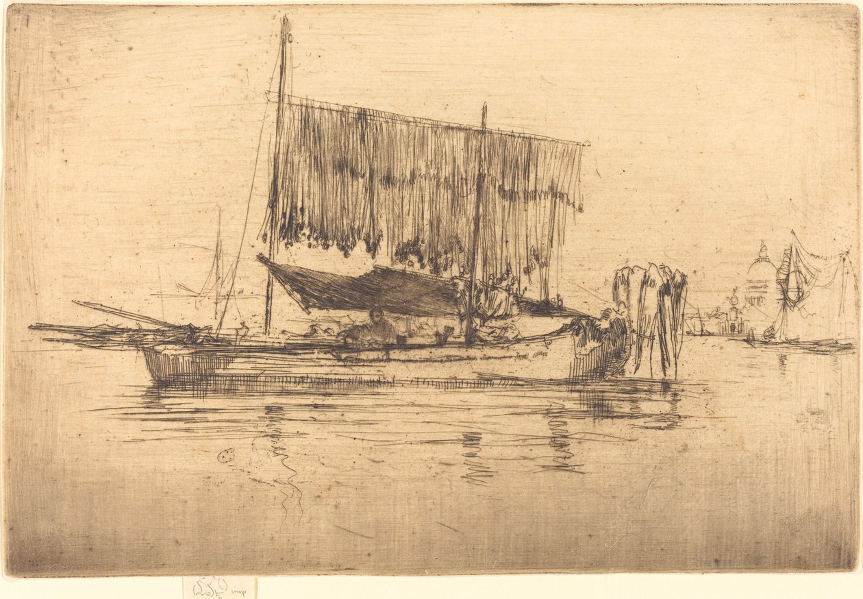 Rybářská loď, 1880. od James Abbott McNeill Whistler