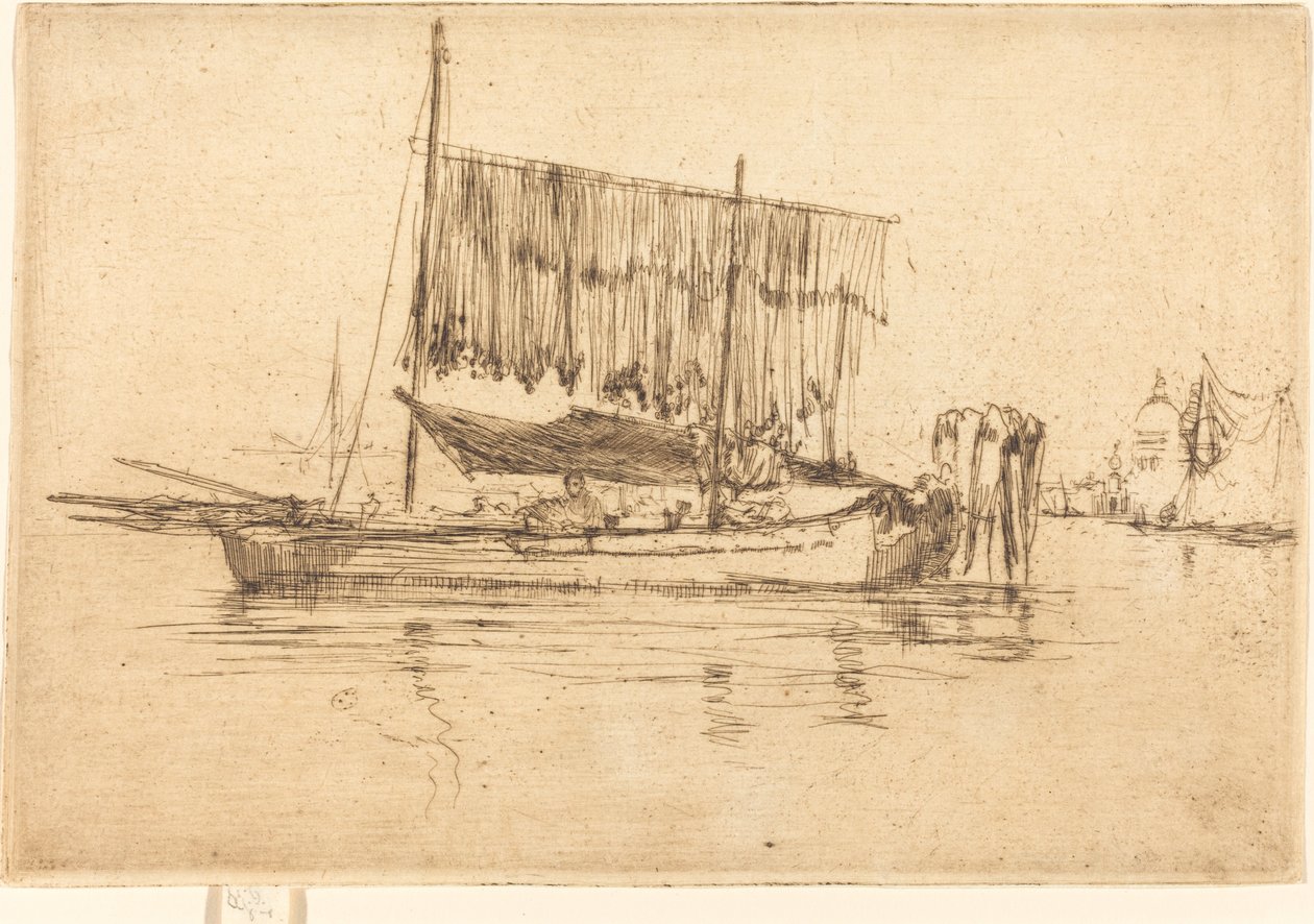 Rybářská loď, 1880. od James Abbott McNeill Whistler