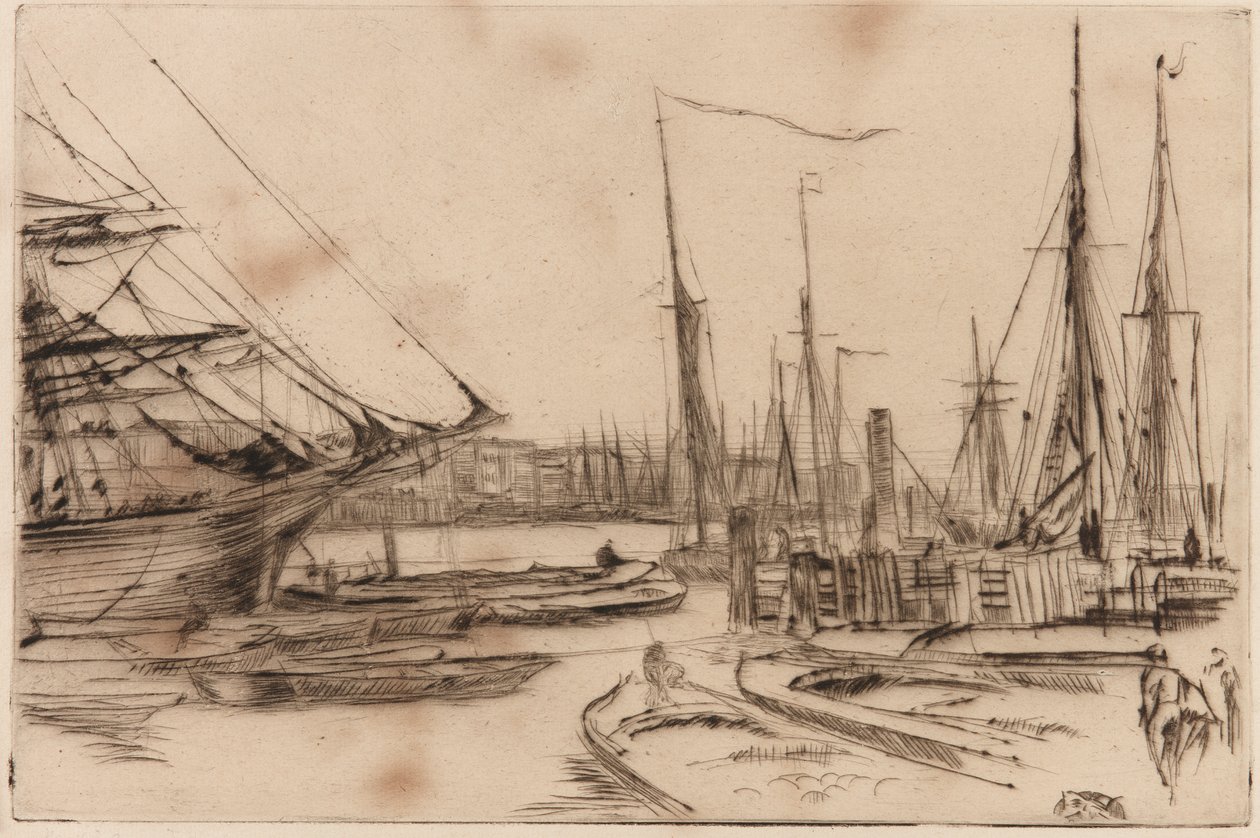 Z Billingsgate, 1878. od James Abbott McNeill Whistler