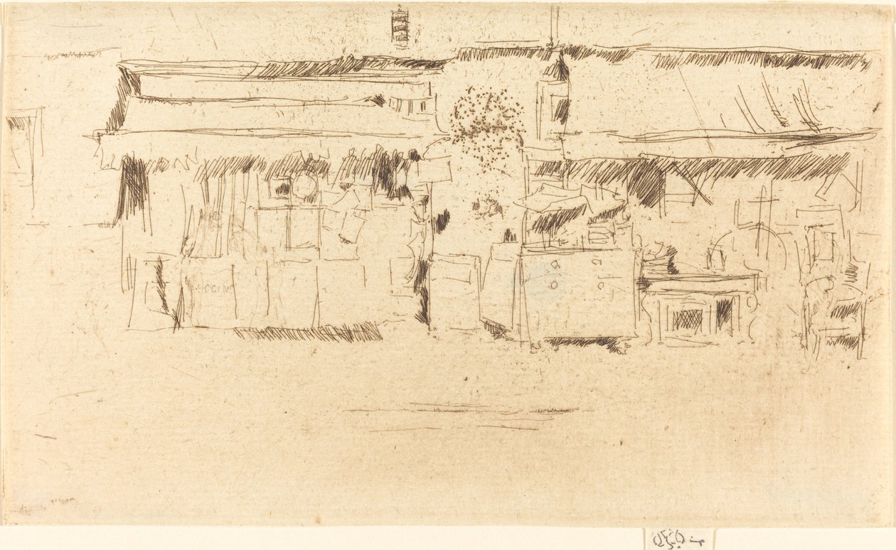 Obchod s nábytkem, c. 1887. od James Abbott McNeill Whistler