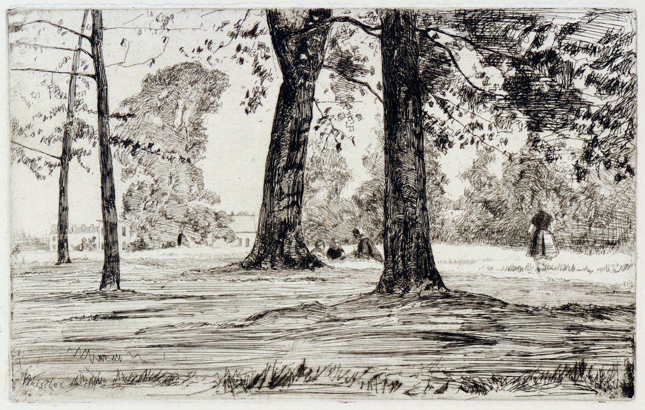 Greenwichský park od James Abbott McNeill Whistler