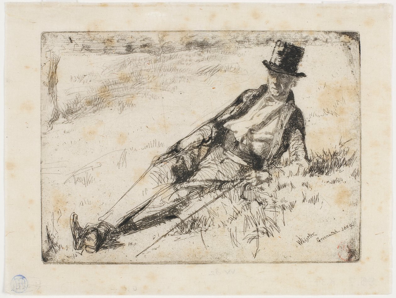 Greenwichský důchodce, 1859. od James Abbott McNeill Whistler