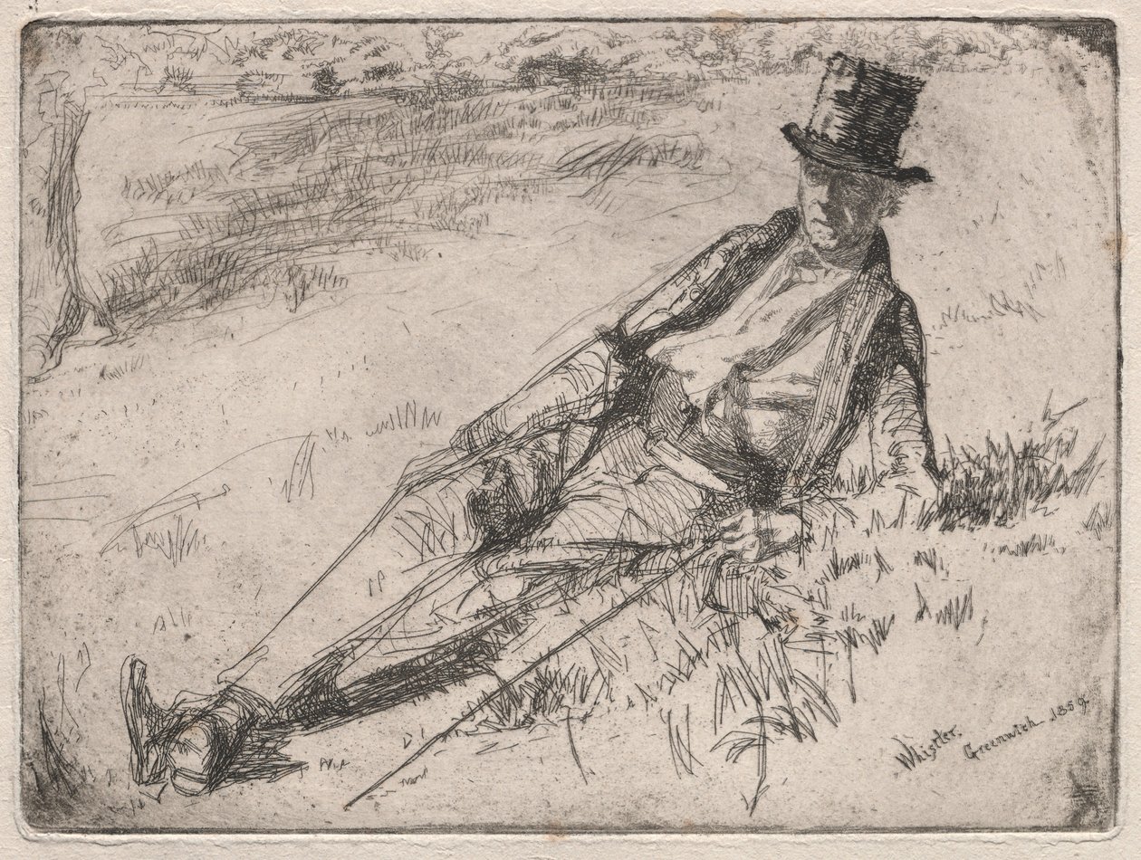 Greenwichský důchodce, 1859. od James Abbott McNeill Whistler