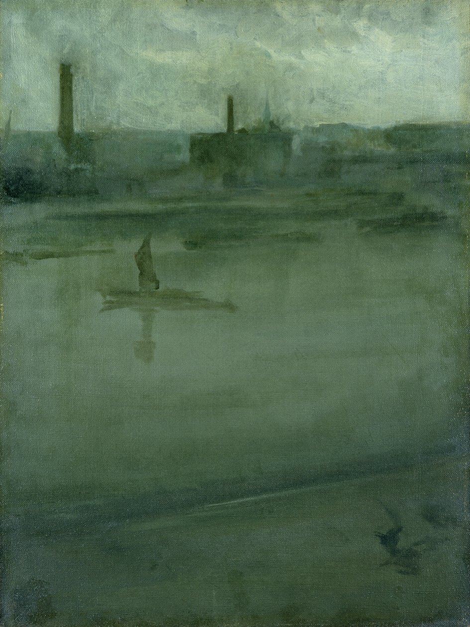 Šedá a stříbrná: Temže od James Abbott McNeill Whistler