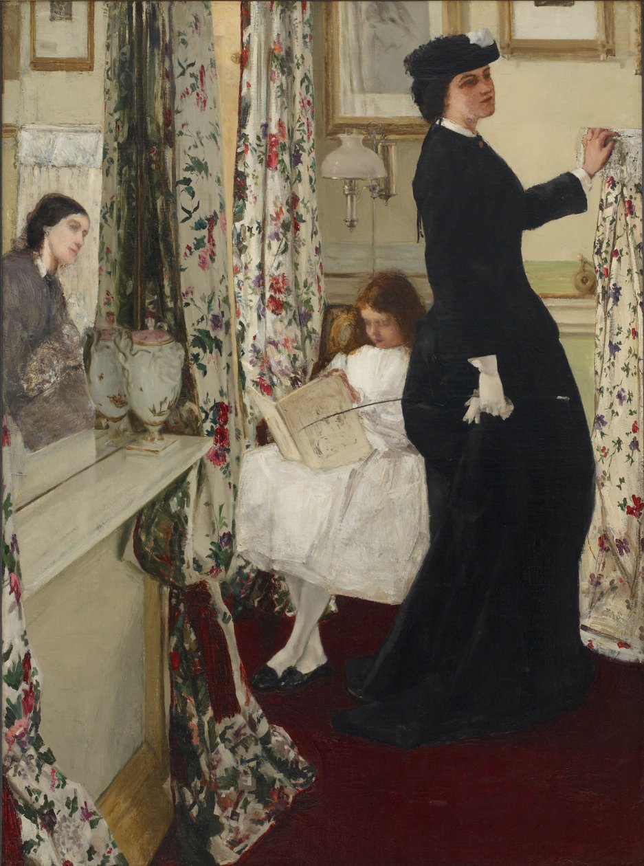 Harmony in Green and Rose: The Music Room od James Abbott McNeill Whistler