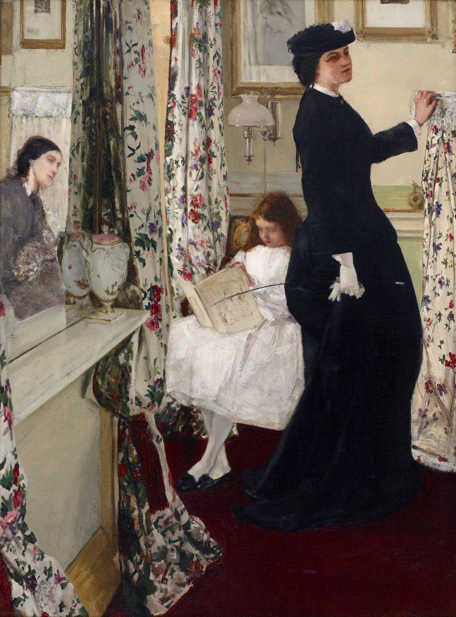 Harmony in Green and Rose: The Music Room, 1860 od James Abbott McNeill Whistler