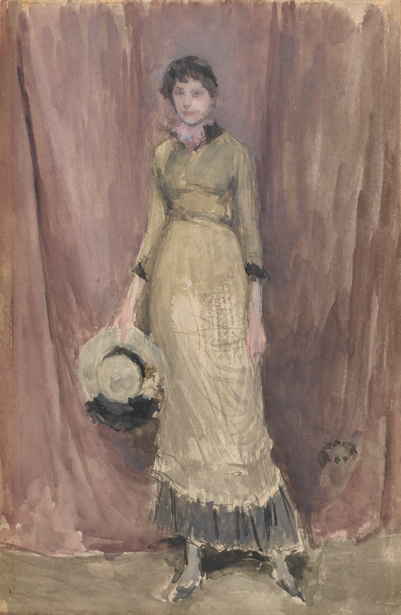 Harmonie ve fialce a jantaru, 1883-1884. od James Abbott McNeill Whistler