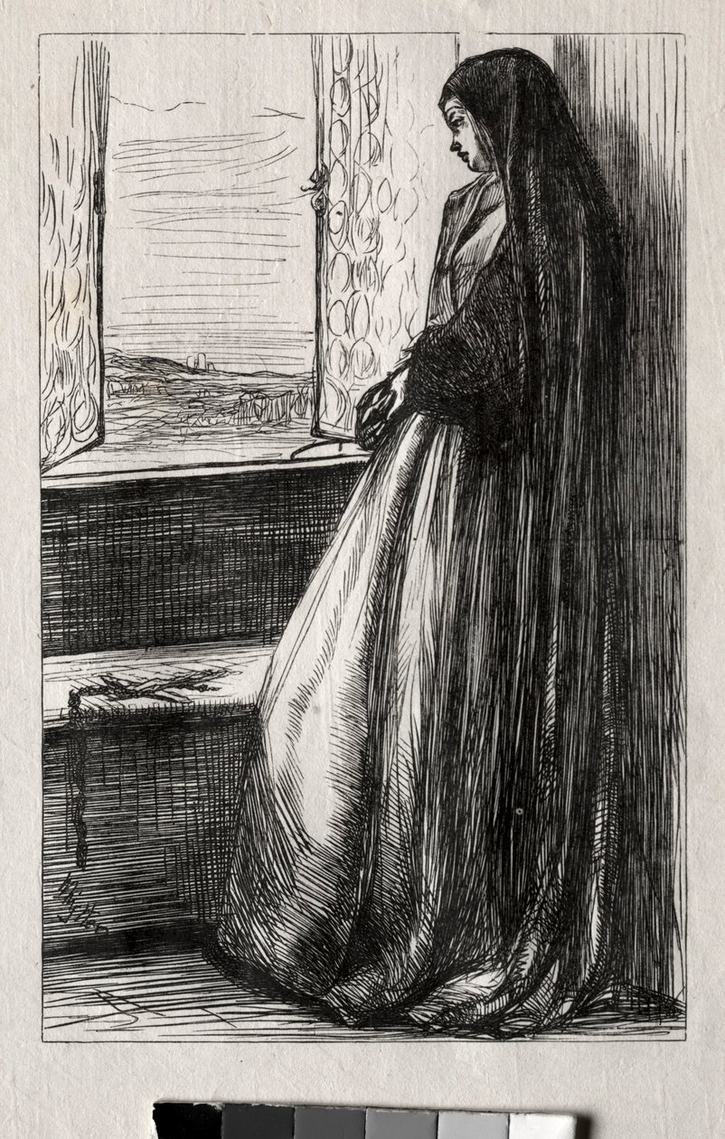Ilustrace pro hraběte Bruckhardta ve filmu Jednou za týden, 1862. od James Abbott McNeill Whistler