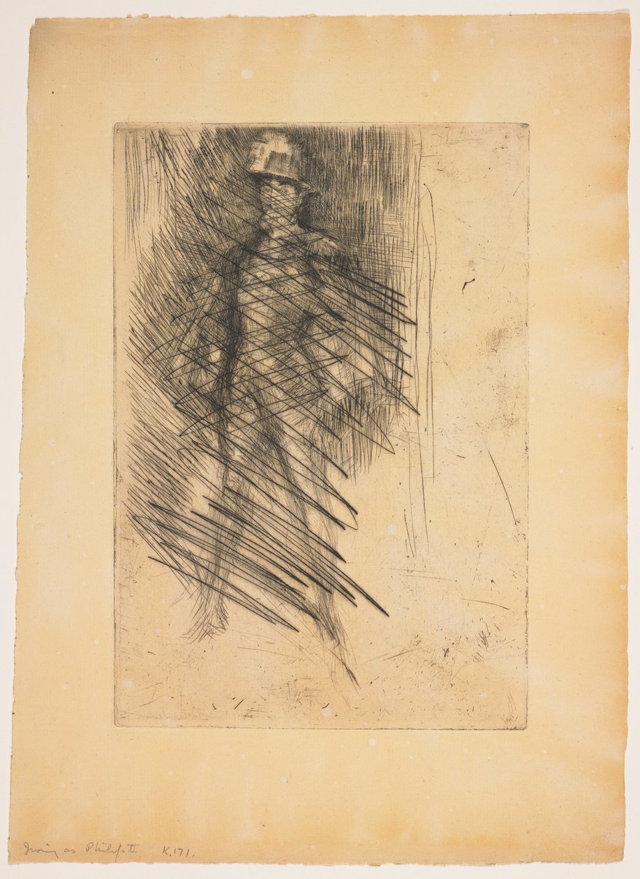 Irving als Philipp von Spanien, Nr. 2 od James Abbott McNeill Whistler