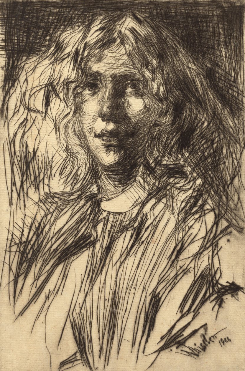 Jo, 1861. od James Abbott McNeill Whistler