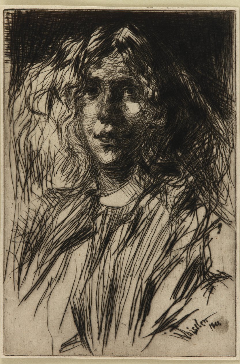 Jo, 1861. od James Abbott McNeill Whistler
