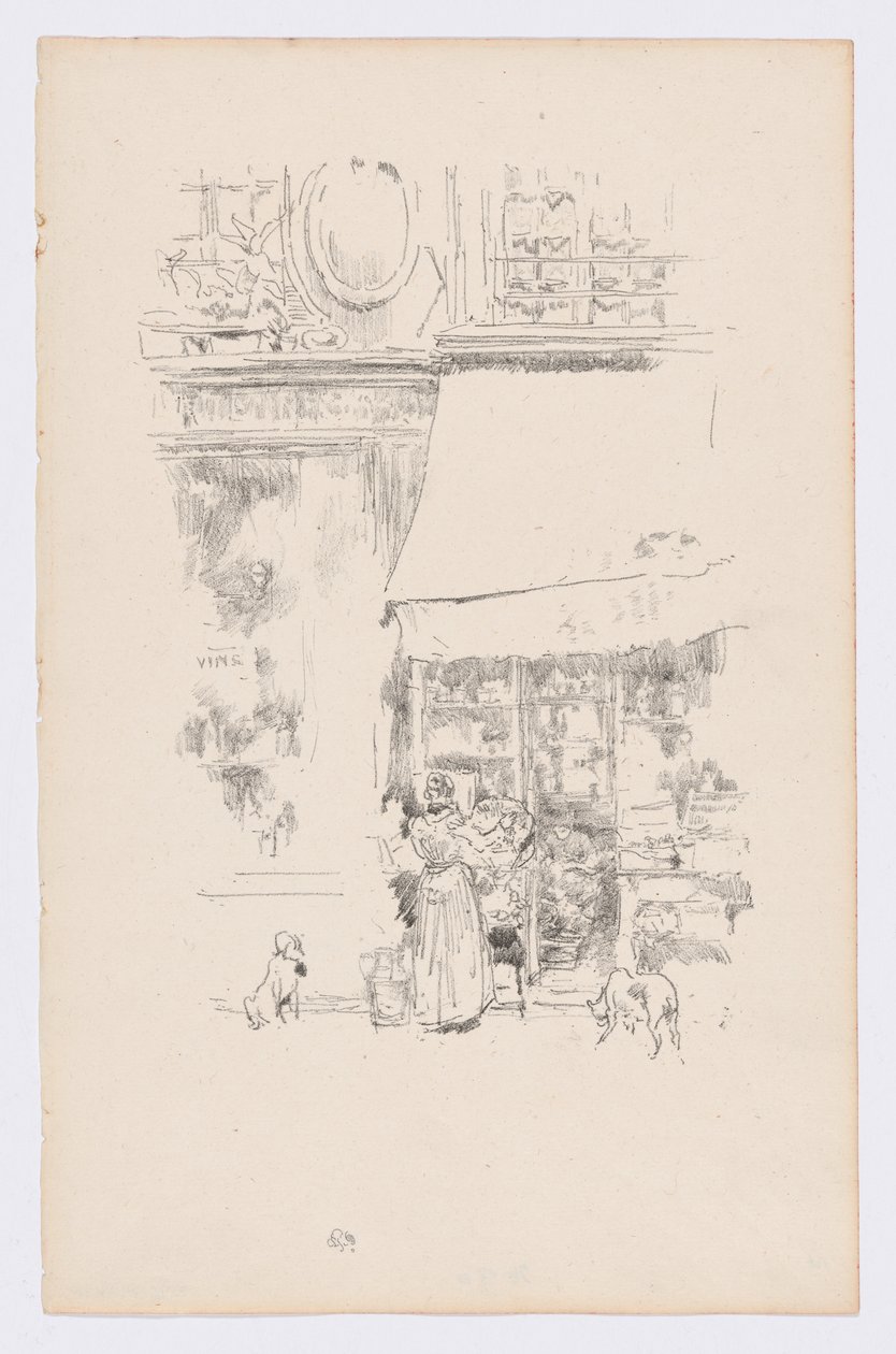 La Fruitière de la rue de Grenelle od James Abbott McNeill Whistler