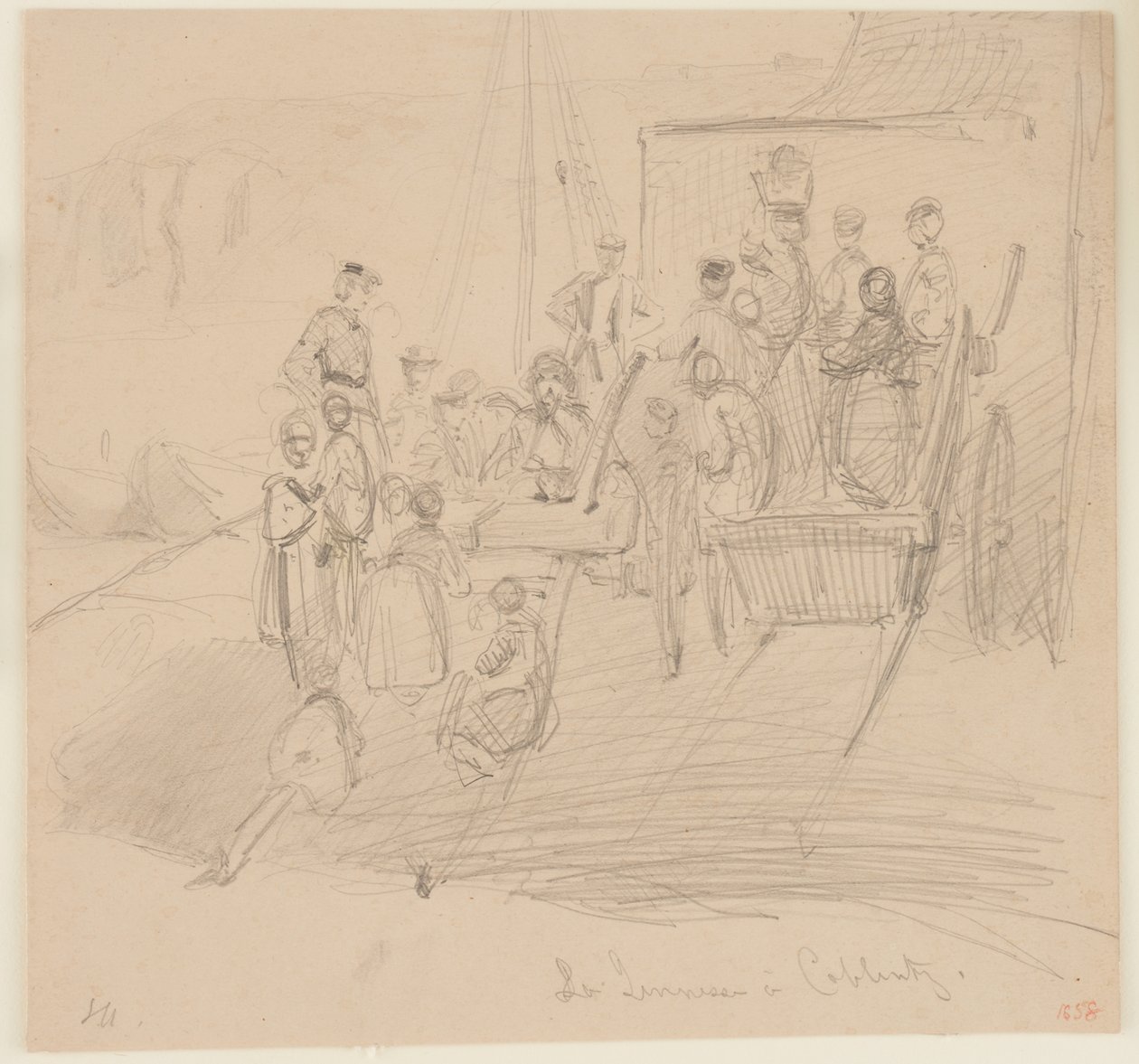 Mládež v Coblentz, 1858. od James Abbott McNeill Whistler