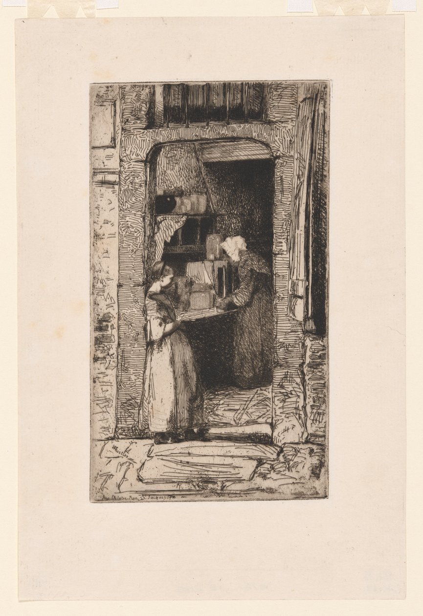 Obchodník s hořčicí od James Abbott McNeill Whistler