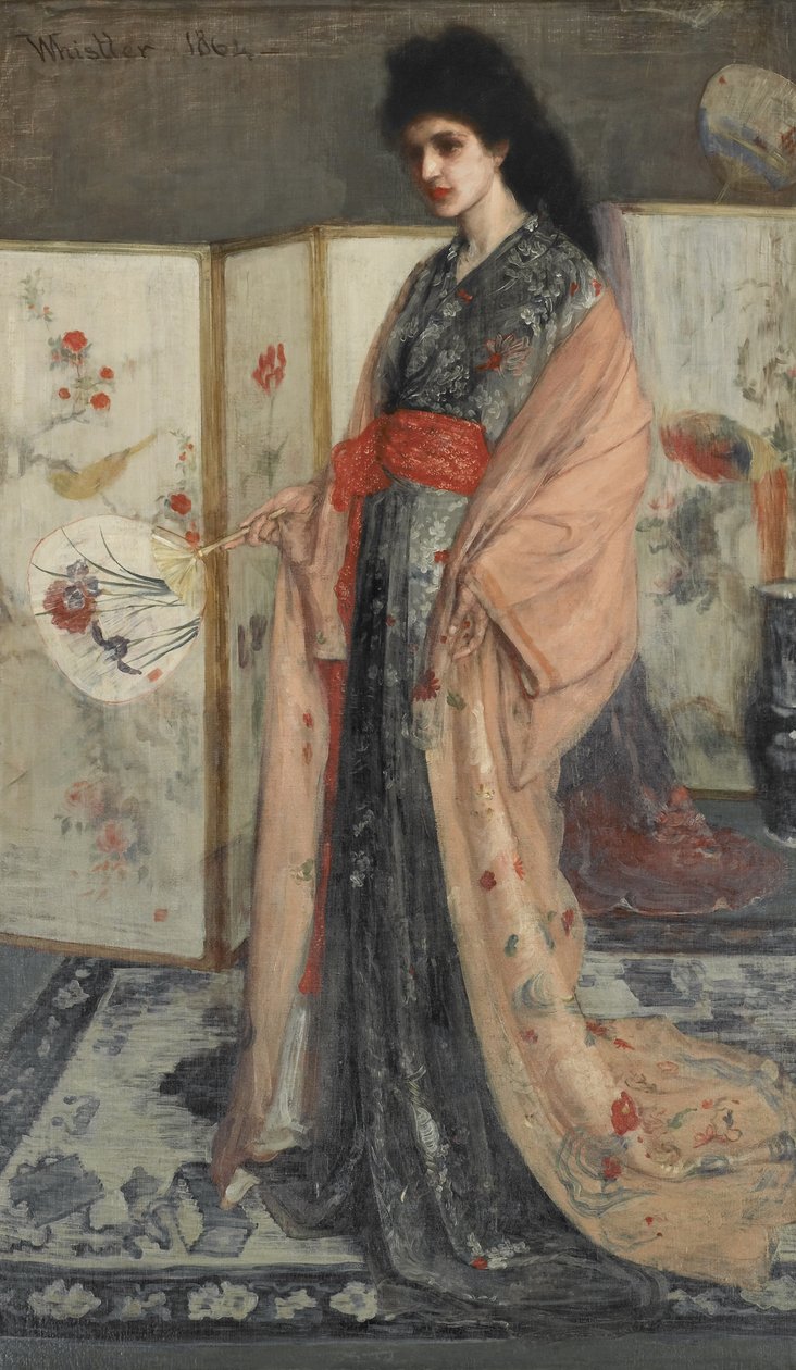 Princezna ze země porcelánu 1863-65 (olej na plátně) od James Abbott McNeill Whistler