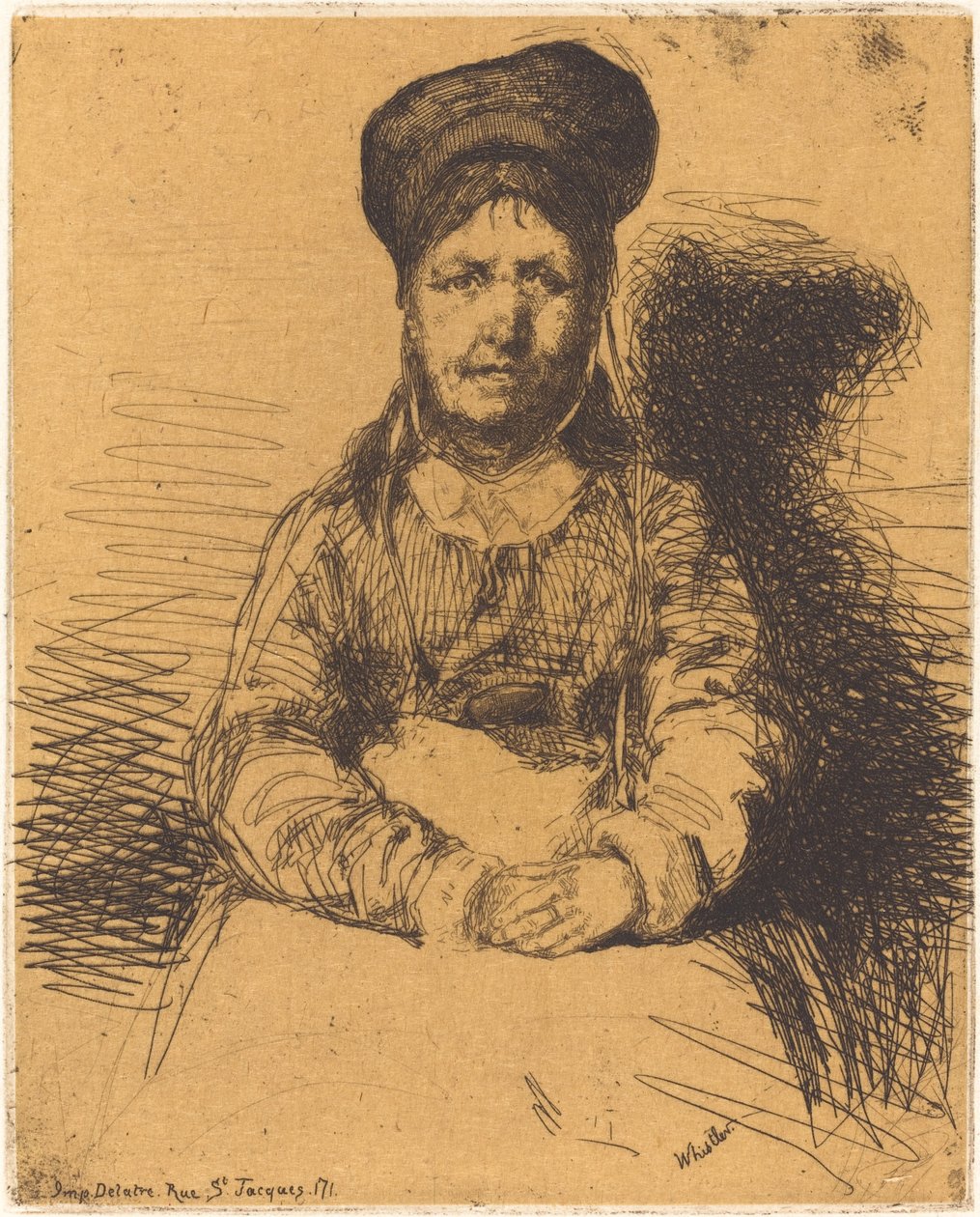 The Retameuse, 1858. od James Abbott McNeill Whistler